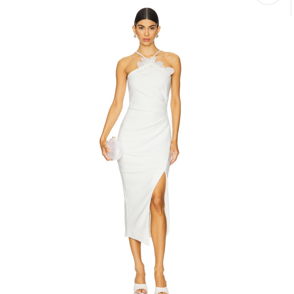 Elliatt Janelle Midi Dress in Ivory Size small